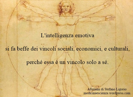 Aforisma, citazione, frase, pensiero, riflessione di Stefano Ligorio. L’intelligenza emotiva non ha vincoli.