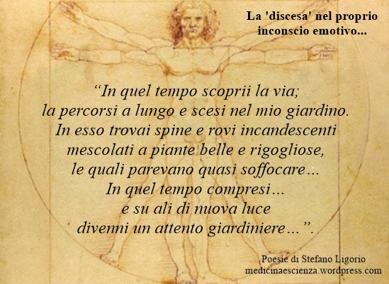 Poesie (brevi) di Stefano Ligorio – La 'discesa' nel proprio inconscio emotivo...
